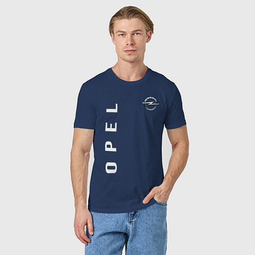 Мужская футболка Opel / Тёмно-синий – фото 3