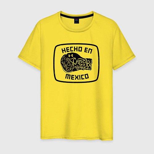 Мужская футболка Canelo Alvarez / Желтый – фото 1
