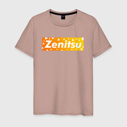 Футболка хлопковая мужская ZENITSU, цвет: пыльно-розовый