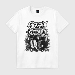 Футболка хлопковая мужская Ozzy Osbourne, цвет: белый