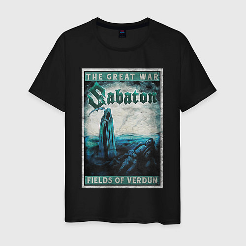 Мужская футболка Fields of Verdun / Черный – фото 1
