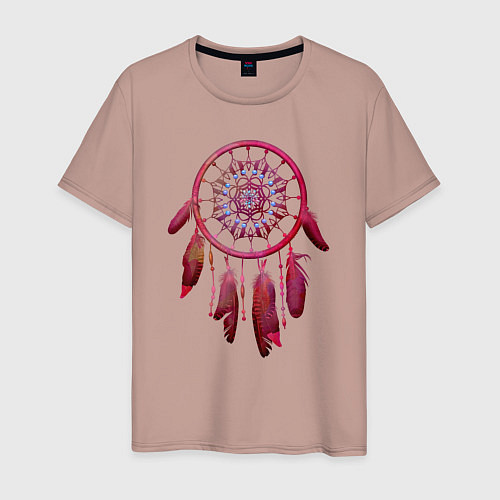 Мужская футболка Ловец Снов / Пыльно-розовый – фото 1