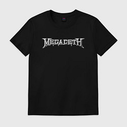 Футболка хлопковая мужская Megadeth, цвет: черный