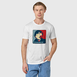 Футболка хлопковая мужская South Park Кенни, цвет: белый — фото 2