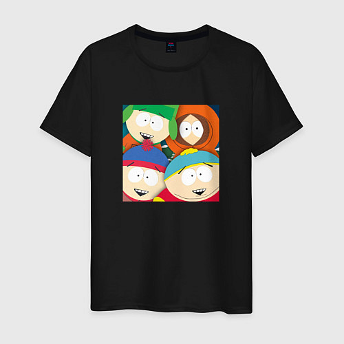Мужская футболка South Park / Черный – фото 1