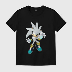 Футболка хлопковая мужская SONIC, цвет: черный