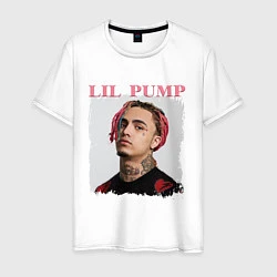 Футболка хлопковая мужская LIL PUMP, цвет: белый