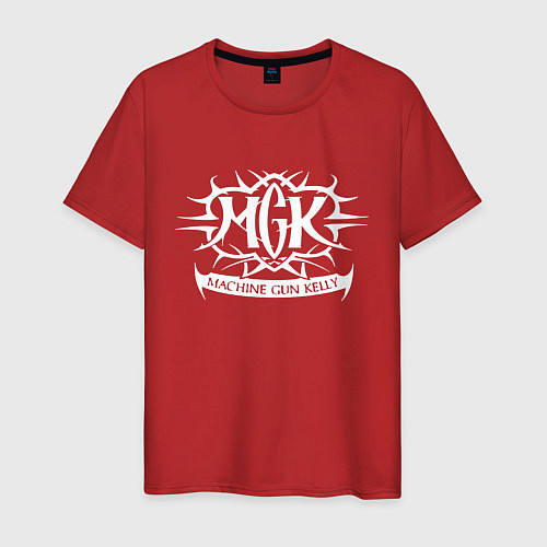 Мужская футболка Machine Gun Kelly / Красный – фото 1