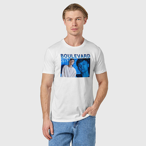 Мужская футболка Blue boulevard, depo / Белый – фото 3