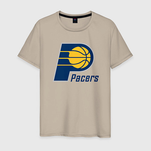 Мужская футболка Indiana Pacers 2 / Миндальный – фото 1