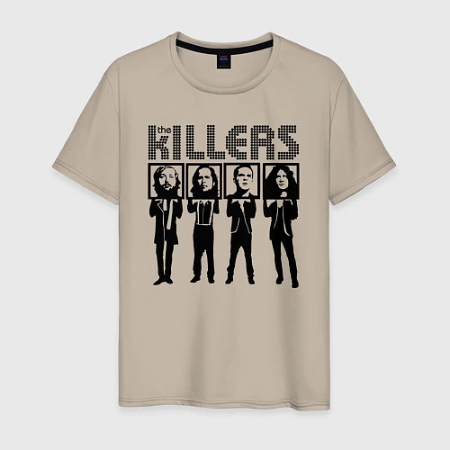 Мужская футболка The killers / Миндальный – фото 1