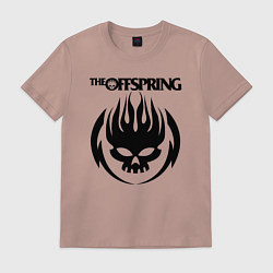 Футболка хлопковая мужская THE OFFSPRING, цвет: пыльно-розовый