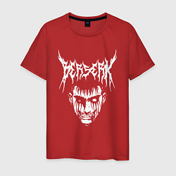 Футболка хлопковая мужская BERSERK, цвет: красный