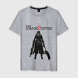 Футболка хлопковая мужская Bloodborne, цвет: меланж