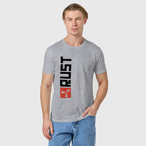 Мужская футболка RUST / Меланж – фото 3