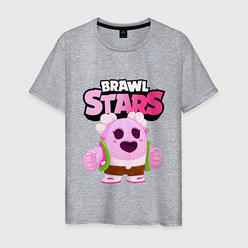 Мужская футболка Sakura Spike Brawl Stars / Меланж – фото 1
