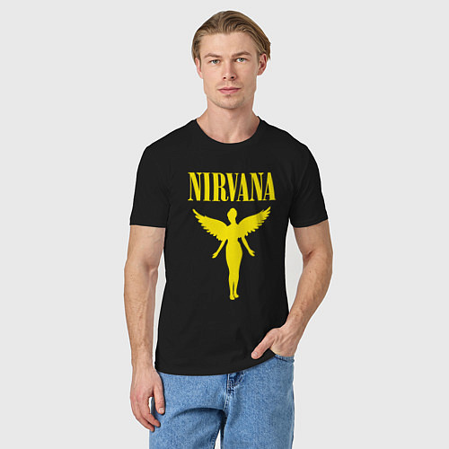 Мужская футболка NIRVANA / Черный – фото 3