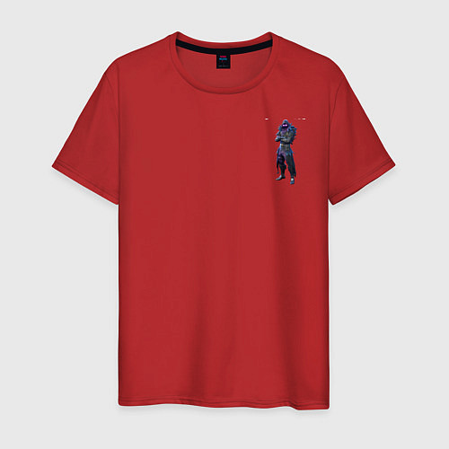 Мужская футболка FORTNITE RAVEN / Красный – фото 1