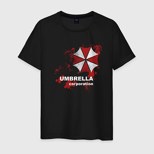 Мужская футболка Umbrella / Черный – фото 1