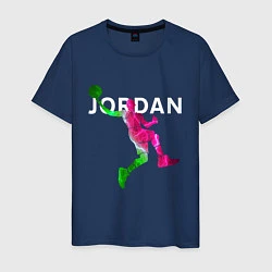 Футболка хлопковая мужская MICHAEL JORDAN Z, цвет: тёмно-синий