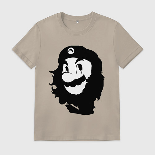 Мужская футболка Che Mario / Миндальный – фото 1