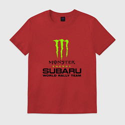 Футболка хлопковая мужская MONSTER ENERGY Z, цвет: красный