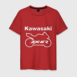 Футболка хлопковая мужская KAWASAKI Z, цвет: красный
