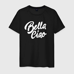 Футболка хлопковая мужская Bella Ciao, цвет: черный
