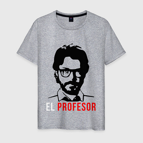 Мужская футболка El Profesor / Меланж – фото 1