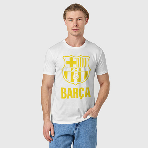 Мужская футболка BARCA / Белый – фото 3