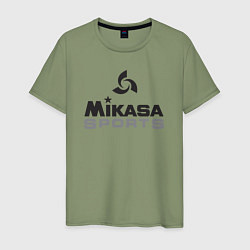 Футболка хлопковая мужская MIKASA SPORTS, цвет: авокадо