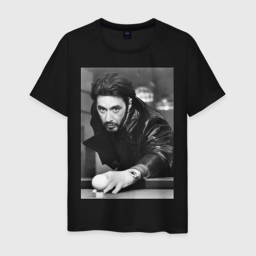 Мужская футболка Аль Пачино / Черный – фото 1