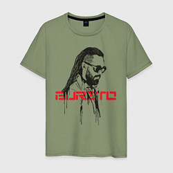 Футболка хлопковая мужская Группа Burito, цвет: авокадо