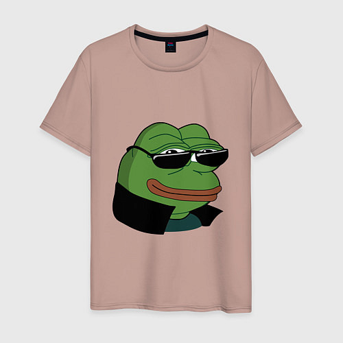 Мужская футболка Pepe в очках EZ / Пыльно-розовый – фото 1