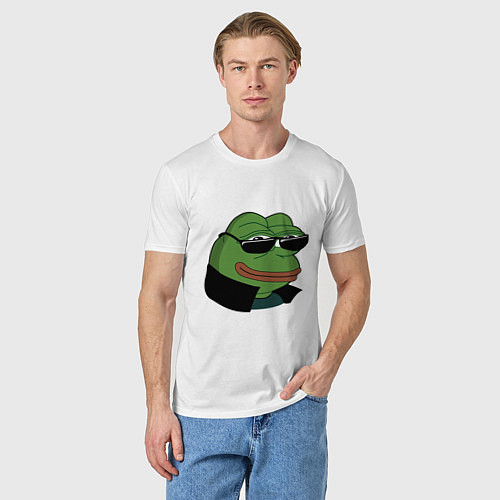 Мужская футболка Pepe в очках EZ / Белый – фото 3