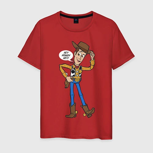 Мужская футболка Woody / Красный – фото 1