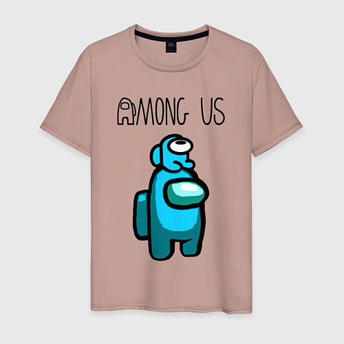 Мужская футболка AMONG US / Пыльно-розовый – фото 1