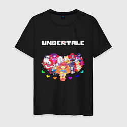 Футболка хлопковая мужская UNDERTALE, цвет: черный