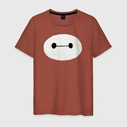 Футболка хлопковая мужская Baymax, цвет: кирпичный