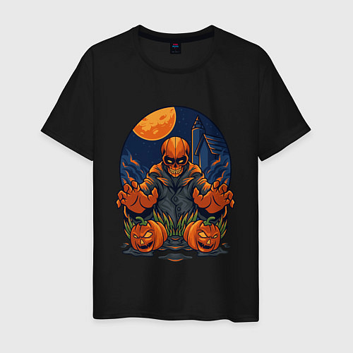 Мужская футболка Halloween / Черный – фото 1