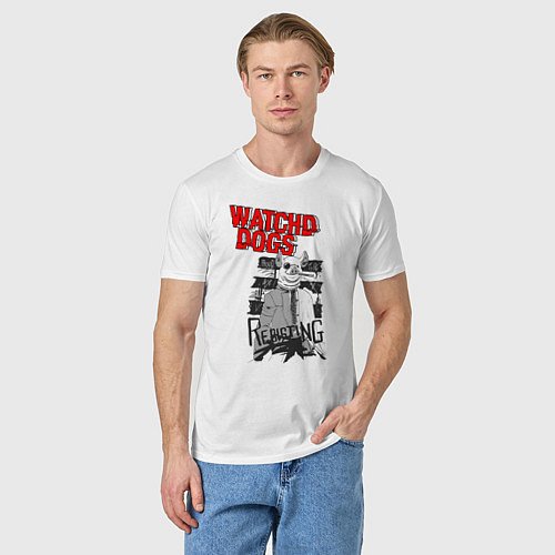 Мужская футболка Watch Dogs: Legion / Белый – фото 3