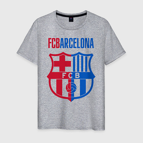 Мужская футболка Barcelona FC / Меланж – фото 1