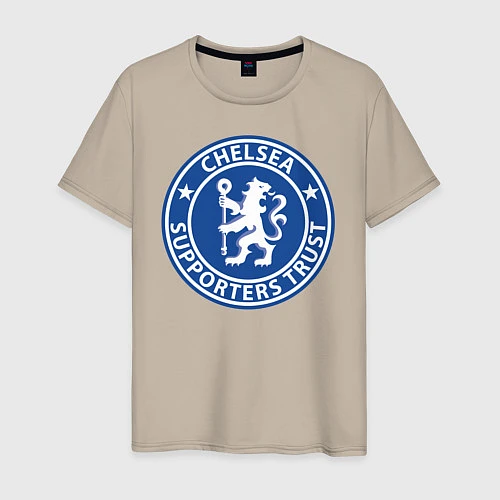 Мужская футболка Chelsea FC / Миндальный – фото 1