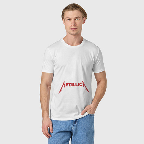 Мужская футболка Metallica / Белый – фото 3