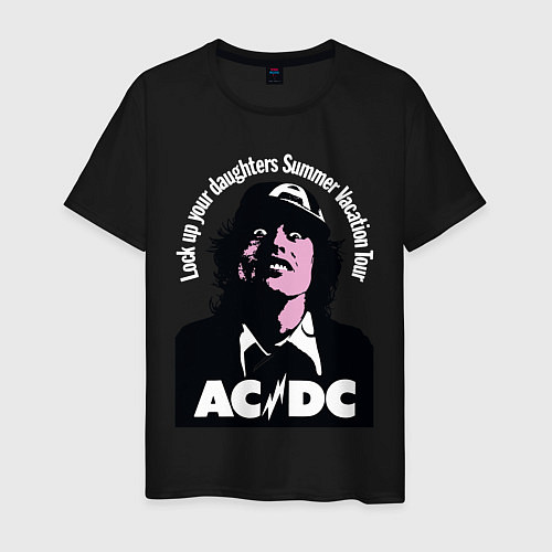 Мужская футболка ACDC / Черный – фото 1