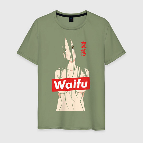 Мужская футболка Waifu / Авокадо – фото 1