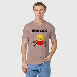 Футболка хлопковая мужская ROBLOX, цвет: пыльно-розовый — фото 2