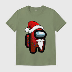 Футболка хлопковая мужская Among Us, цвет: авокадо