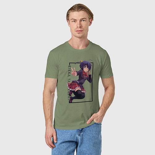 Мужская футболка Рикка Таканаси Чудачества любви не помеха! / Авокадо – фото 3