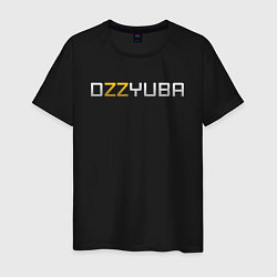 Футболка хлопковая мужская DZZYUBA, цвет: черный